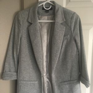 Gray blazer
